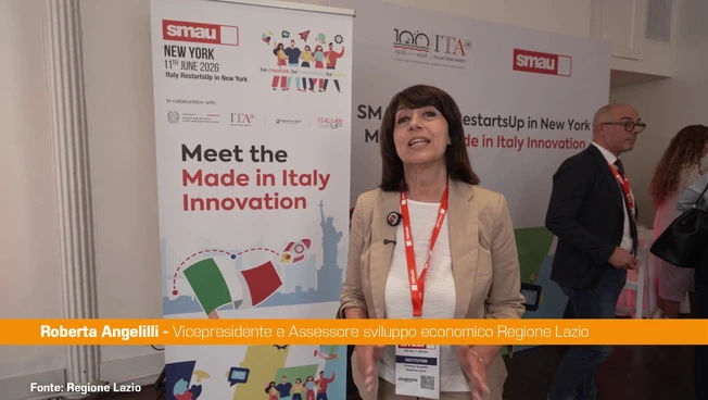 Angelilli "SMAU New York opportunità straordinaria per imprese del Lazio"