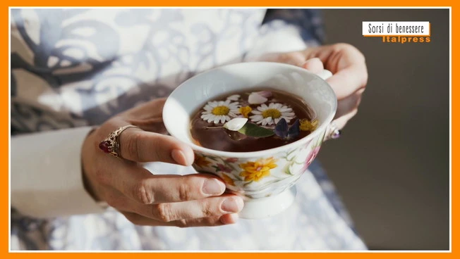 Sorsi di Benessere - Come si prepara la tisana di fiori di sambuco e camomilla