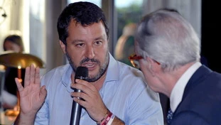 Matteo Salvini e Vittorio Feltri