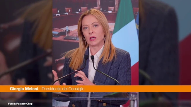 Decreto Bollette, Meloni "Disaccoppiamento di fatto prezzi elettricità e gas"