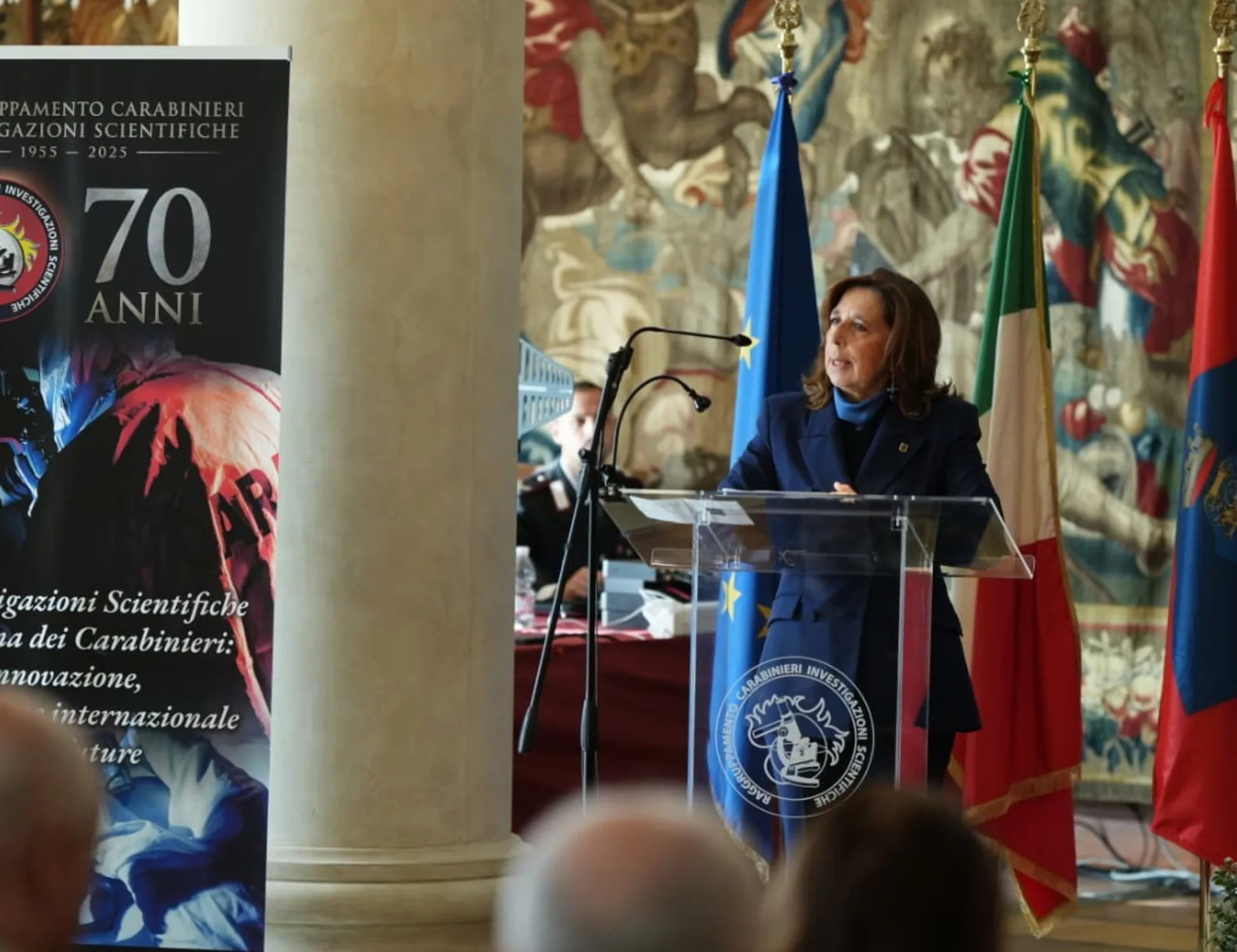 70^ ANNIVERSARIO DI ISTITUZIONE DEL RAGGRUPPAMENTO CARABINIERI INVESTIGAZIONI SCIENTIFICHE