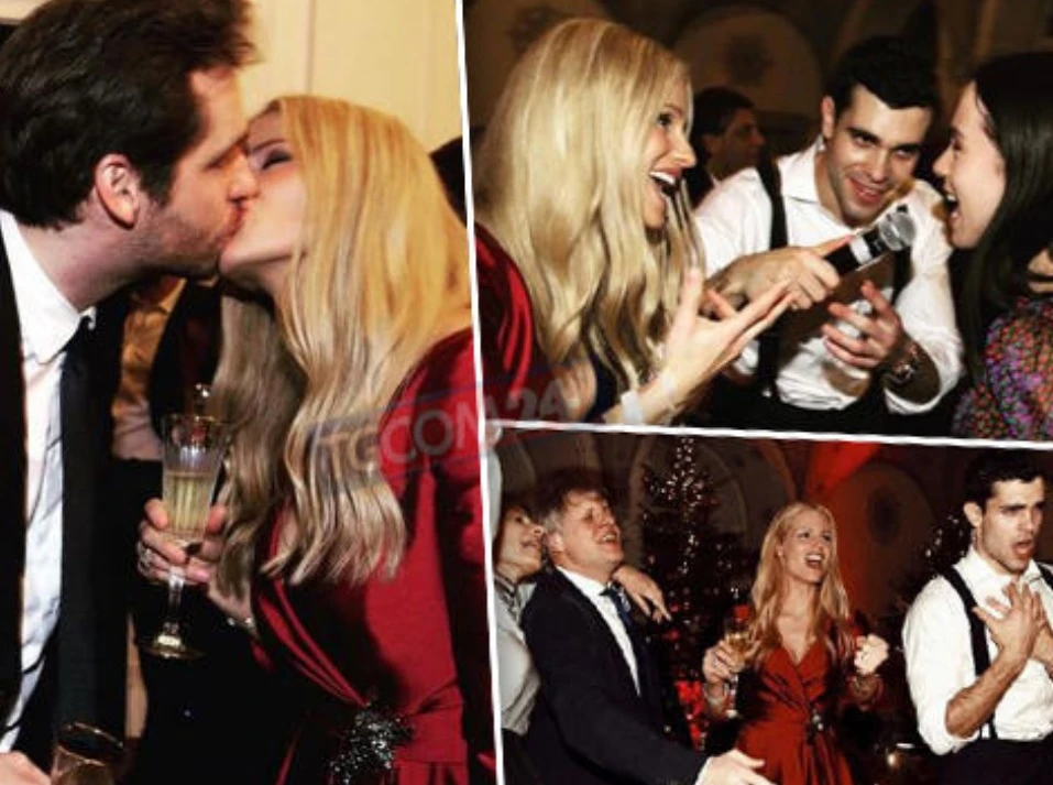 Michelle Hunziker, raptus natalizio: party bergamasco a casa Trussardi