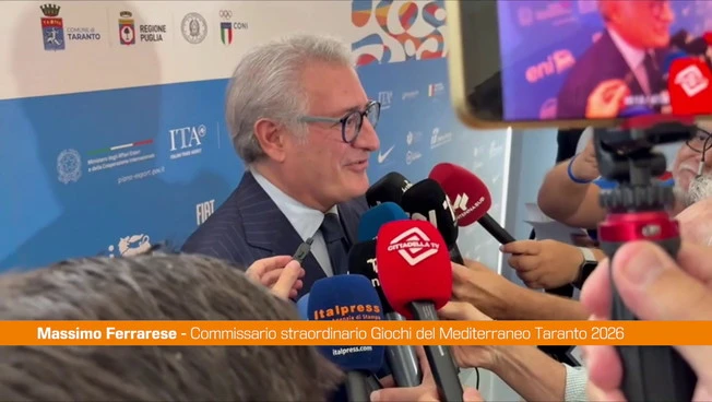 Giochi Mediterraneo, Ferrarese "Partiti in ritardo, ma fatto numeri importanti"