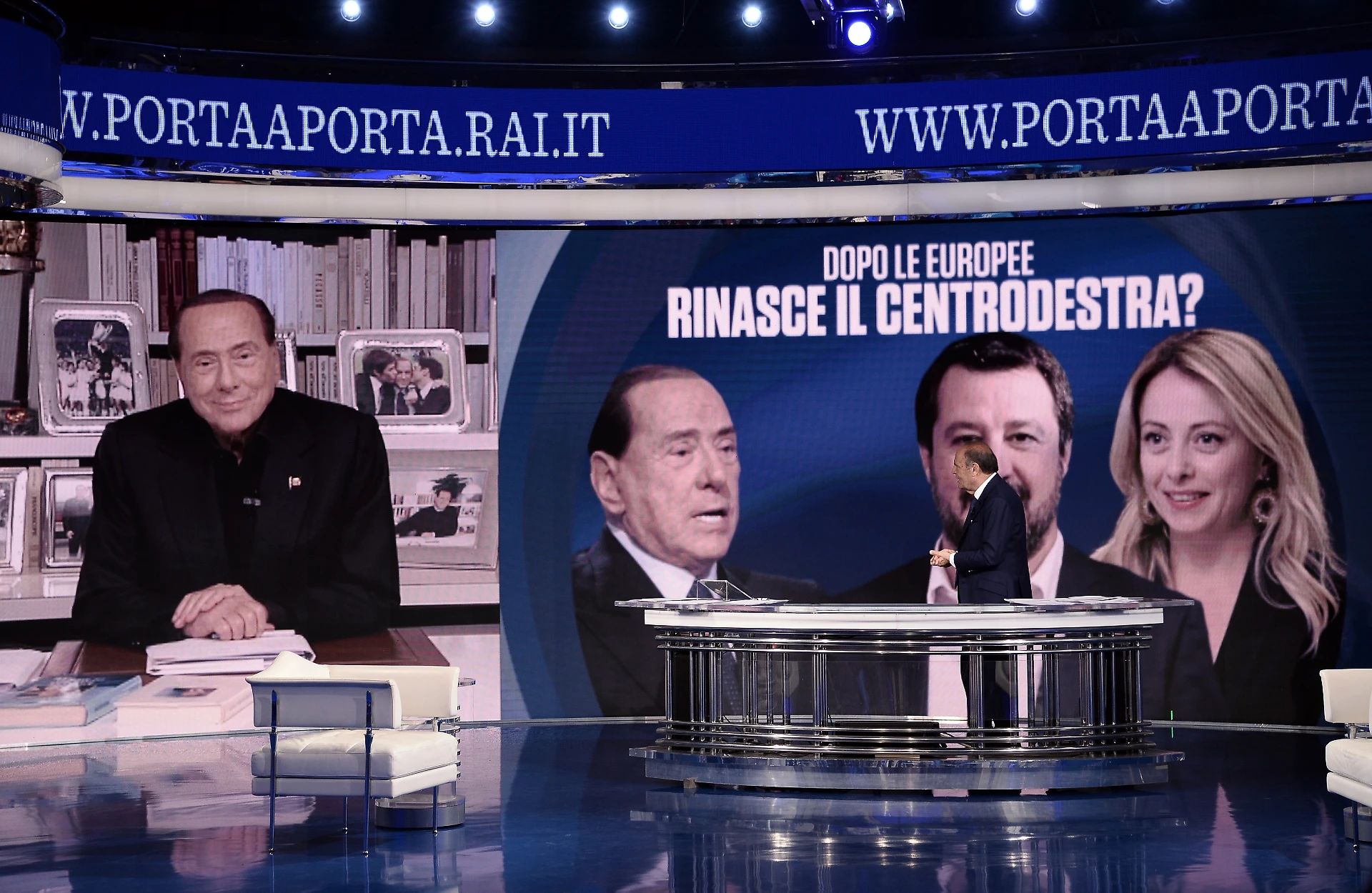 Ascolti, Silvio Berlusconi da record a Porta a porta: doppia Luigi Di Maio e Matteo Salvini