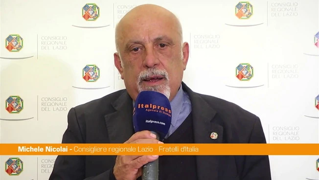 Lazio, Nicolai "Manovra espansiva, opere importanti per i Comuni"