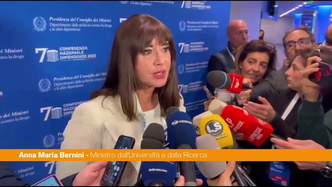 Bernini "300 milioni per un approccio multiplo contro le dipendenze"