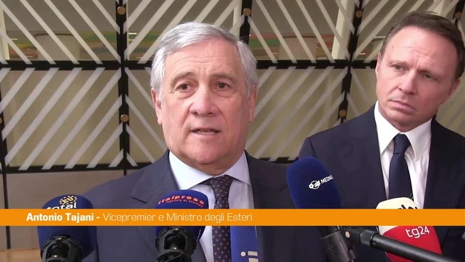 Ucraina, Tajani "Favorevoli a nuove sanzioni alla Russia, obiettivo è la pace"