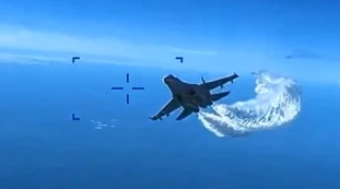 Drone Usa abbattuto, pubblicato il video dello scontro sul Mar Nero