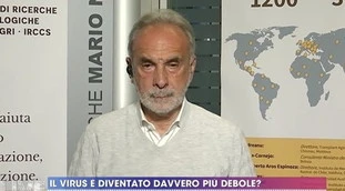 Coronavirus, Giuseppe Remuzzi dalla D'Urso: "Non si è indebolito, è mutato. Meno pazienti in ospedale, non sappiamo perché"