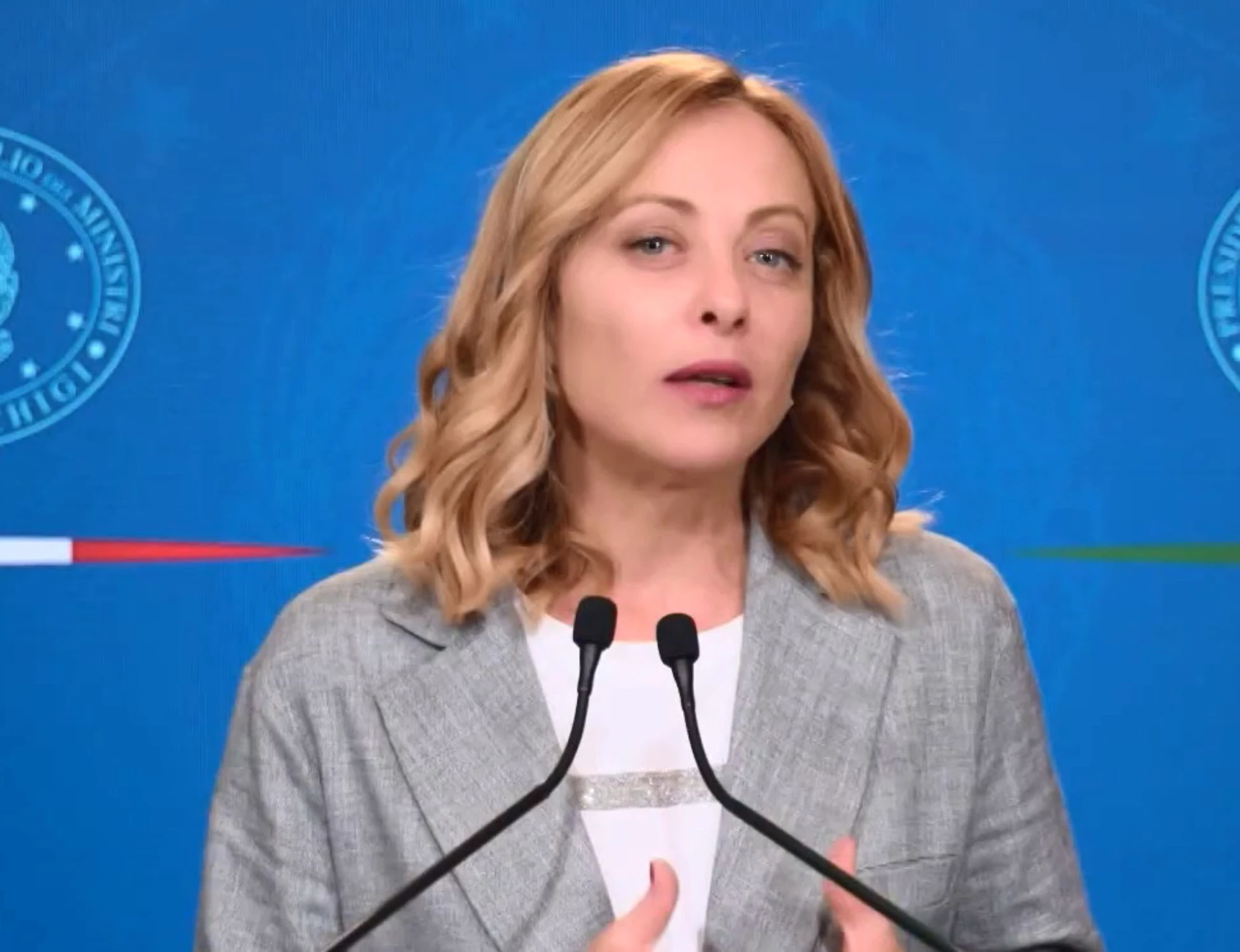 Giorgia Meloni a Confcommercio: "Solo grazie a voi, il motore del Paese"