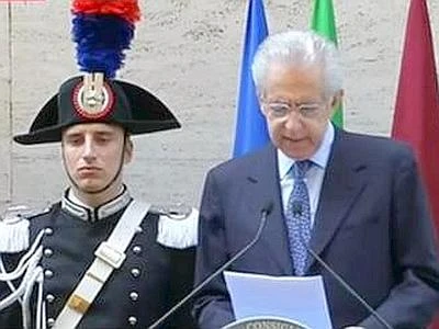 25 aprile, Monti: "Uniti contro crisi come ai tempi della Liberazione"