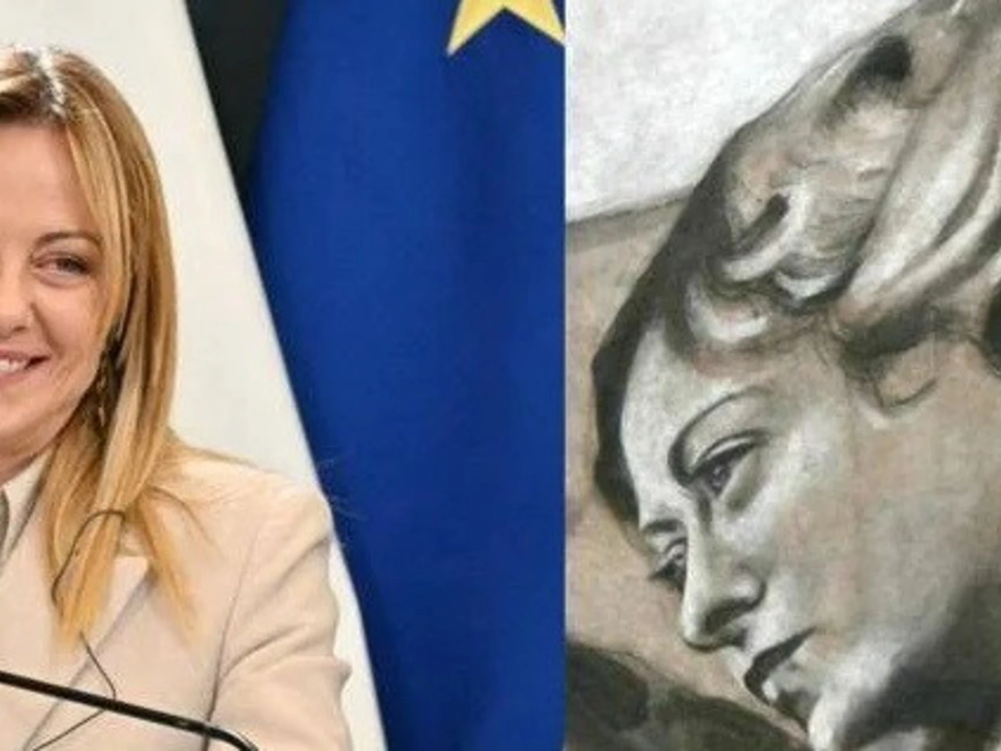 Giorgia Meloni e il volto dell'angelo? Come liquida le paranoie della sinistra