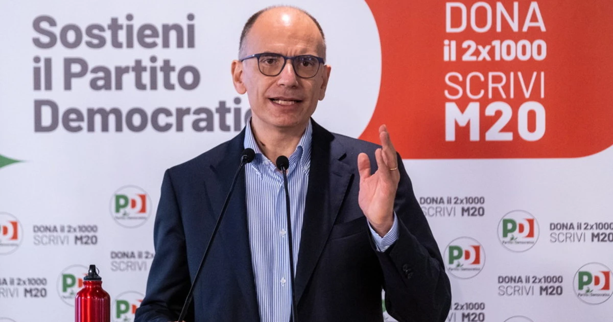 Giorgia Meloni "imita Trump". Enrico Letta: "Lui è finito male. E lei..."