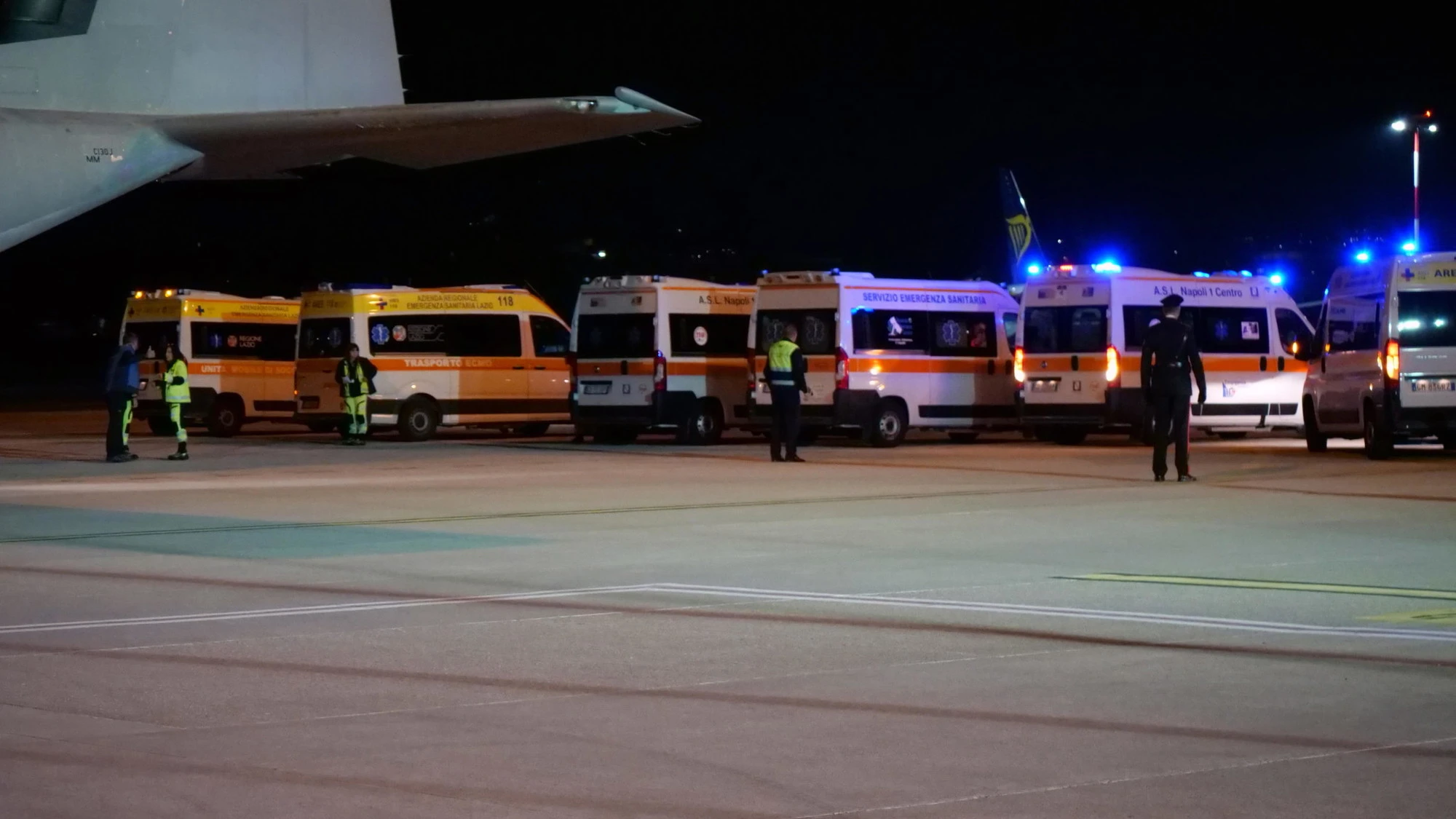 DIFESA, EVACUATI IN ITALIA 17 PAZIENTI PALESTINESI E 63 ACCOMPAGNATORI