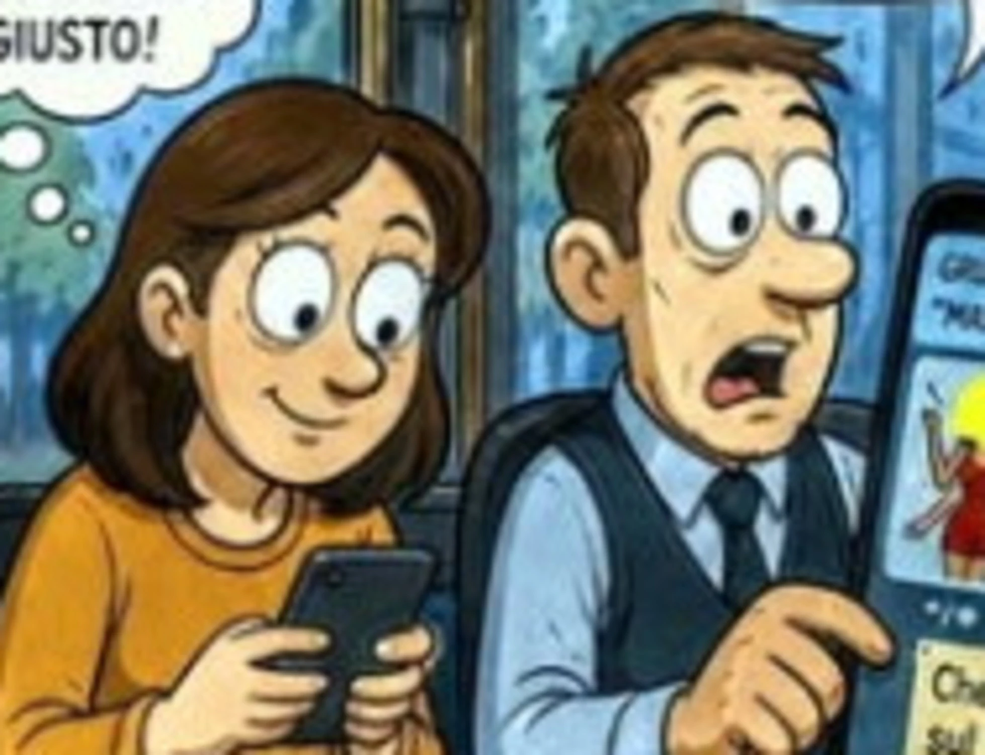 Foto hard rubate a bordo dei bus, la vignetta-scandalo: un altro caso a Milano