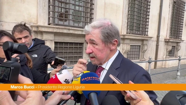 Autonomia, Bucci "Per la Liguria è un grande passo in avanti"