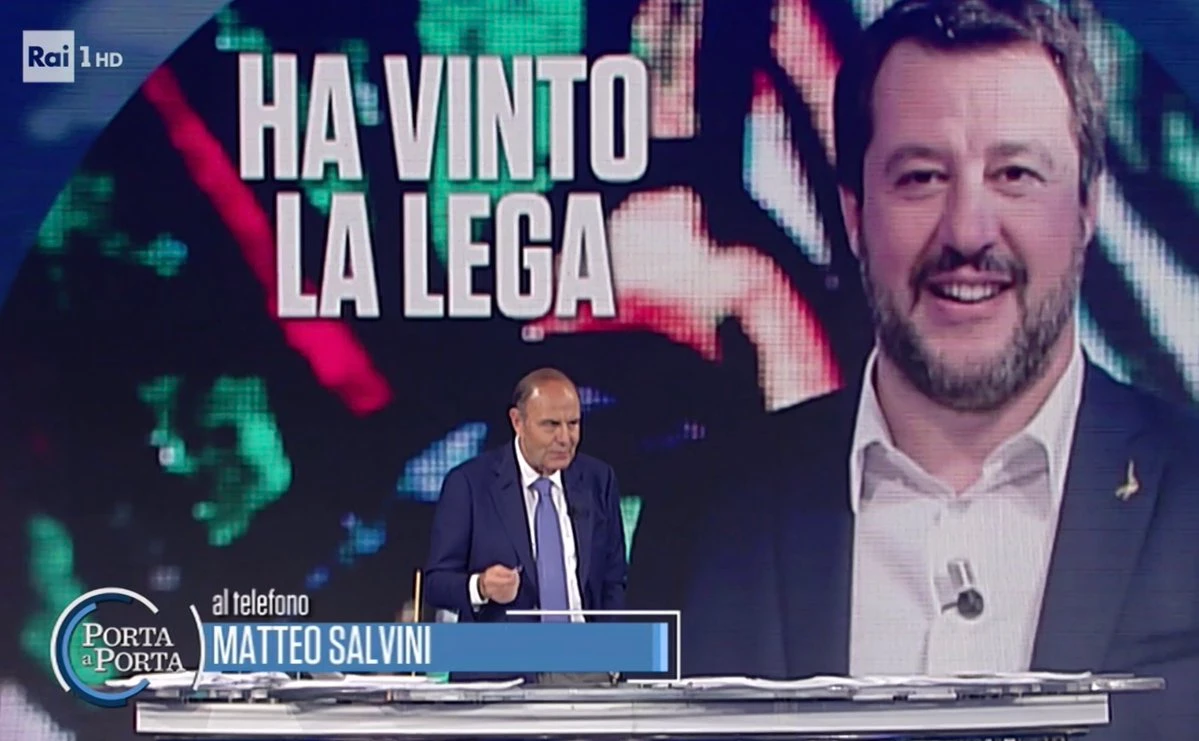 Matteo Salvini a Porta a porta, regolamento di conti in diretta: "Abbraccio a Siri". Vendetta su Conte e M5s