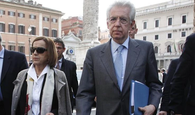 Elsa Fornero e Mario Monti