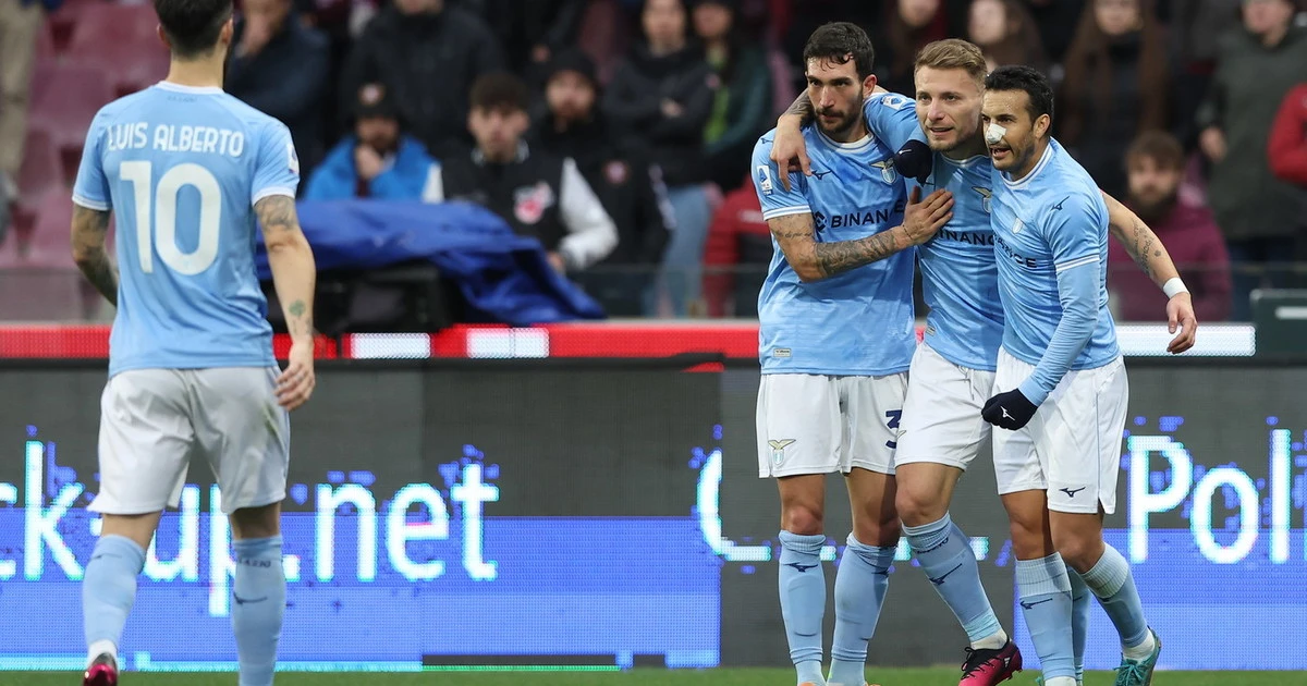 Immobile scuote la Lazio: la doppietta che stende la Salernitana