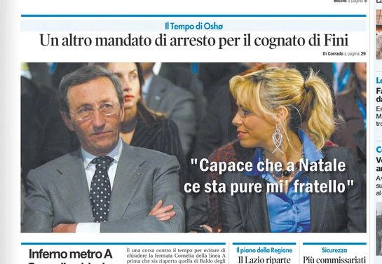 Gianfranco Fini ed Elisabetta Tulliani, la "frase rubata": "Giancarlo è capace di...", Natale rovinato