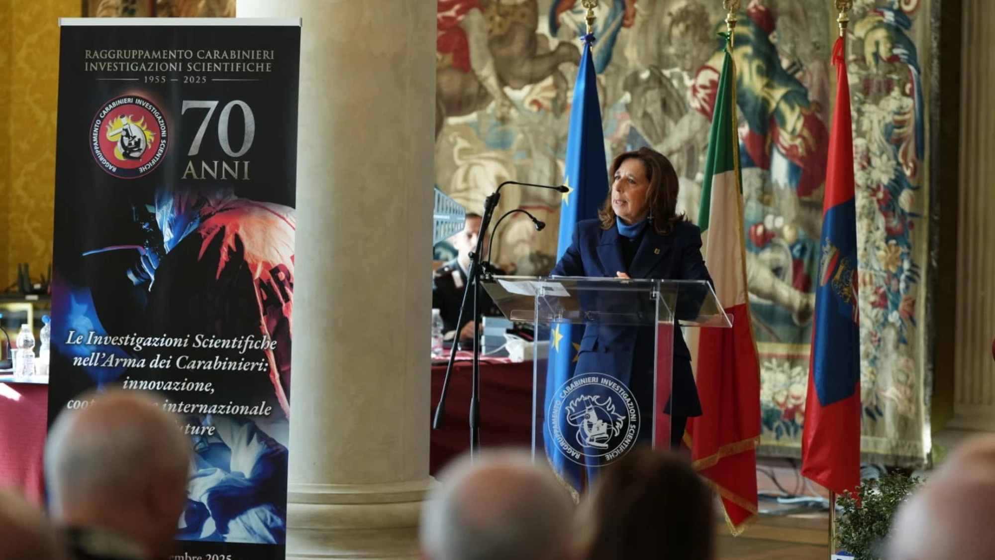 70^ ANNIVERSARIO DI ISTITUZIONE DEL RAGGRUPPAMENTO CARABINIERI INVESTIGAZIONI SCIENTIFICHE