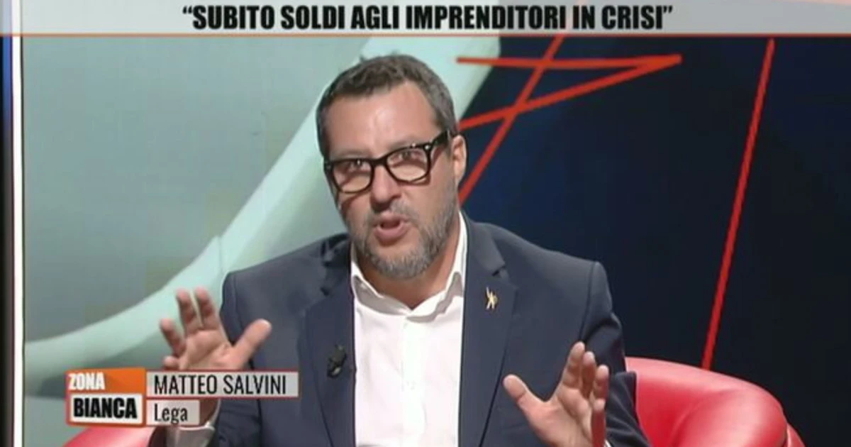 Zona Bianca, Salvini ad alzo zero contro Draghi: "Gravissimo. Se sa, parli"