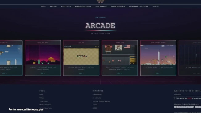 La Casa Bianca trasforma le politiche sui migranti in videogiochi