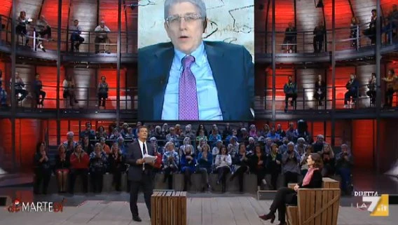 DiMartedì, crisi isterica di Laura Boldrini: "Con Mario Giordano non ci parlo", lui la massacra