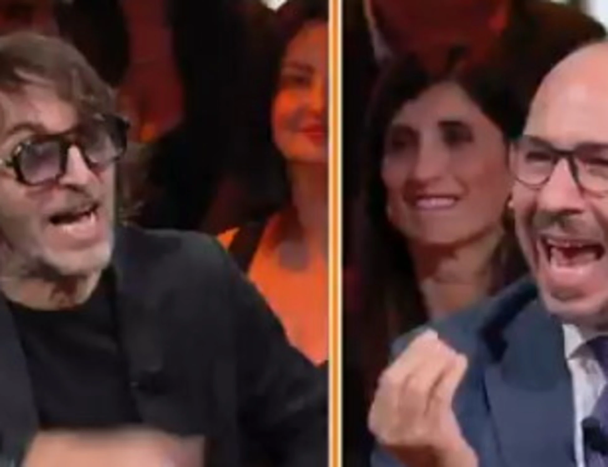 Dritto e Rovescio, Cruciani travolge Faraone: "Fai l'uomo della sicurezza a braccetto con Ilaria Salis, dai"