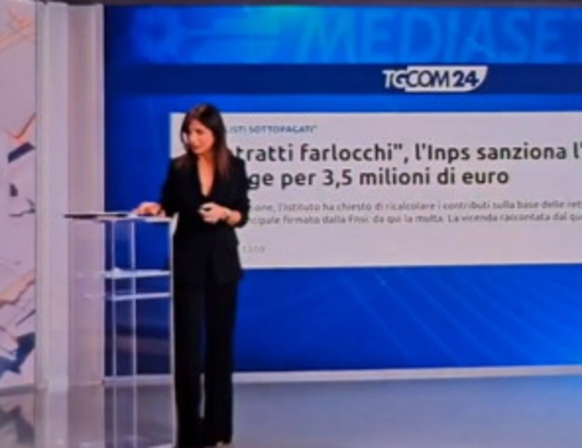 Stefania Cavallaro demolisce Fanpage in diretta al Tg4: "E qua chiudiamo"