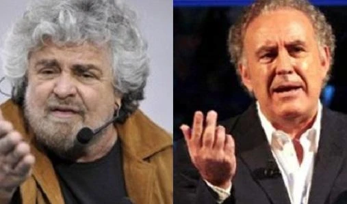 Santoro vota Tonino e scarica Beppe:"Di Pietro in parlamento serve,Grillo usa le battaglie degli altri"