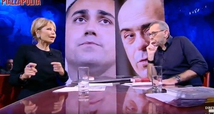 Lilli Gruber a Piazzapulita, campane a morto per Pd e M5s: "Come vedo questo governo"