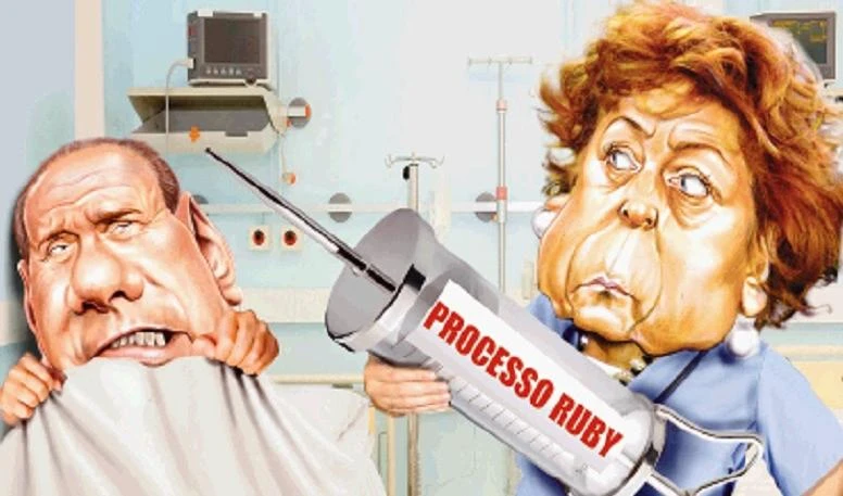 Silvio Berlusconi e Ilda Boccassini visti da Benny