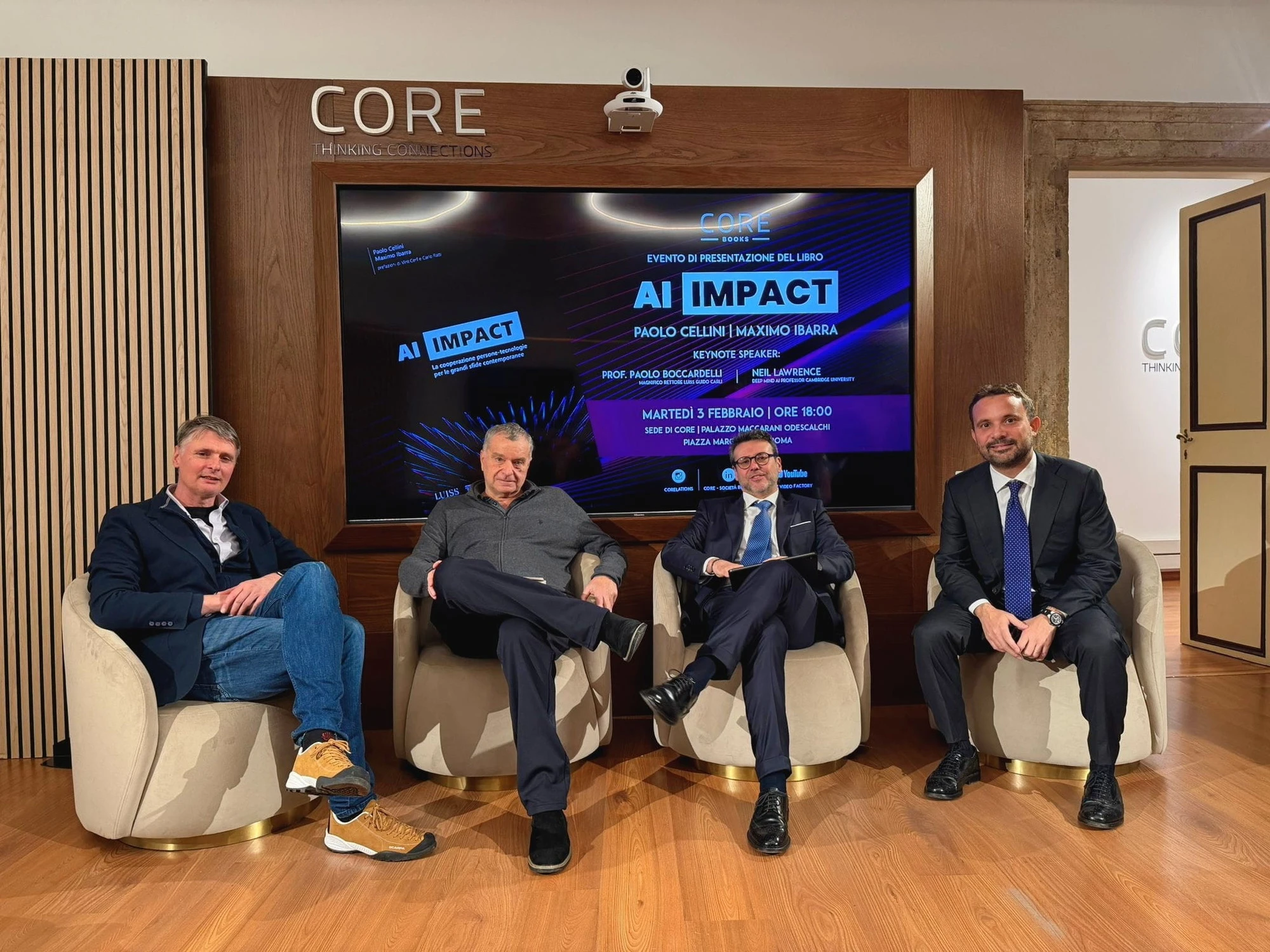 Roma, Presentato il libro “Al Impact” di Paolo Cellini e Maximo Ibarra: I'Intelligenza Artificiale e la cooperazione uomo-macchina per le grandi sfide contemporanee