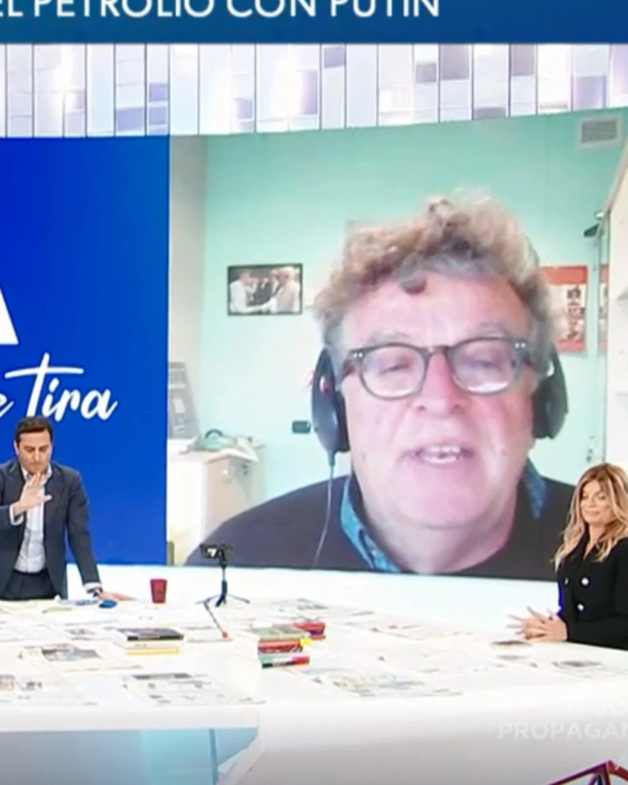 L'Aria che tira, Mattei spiazza Parenzo: "Felicemente filorusso"