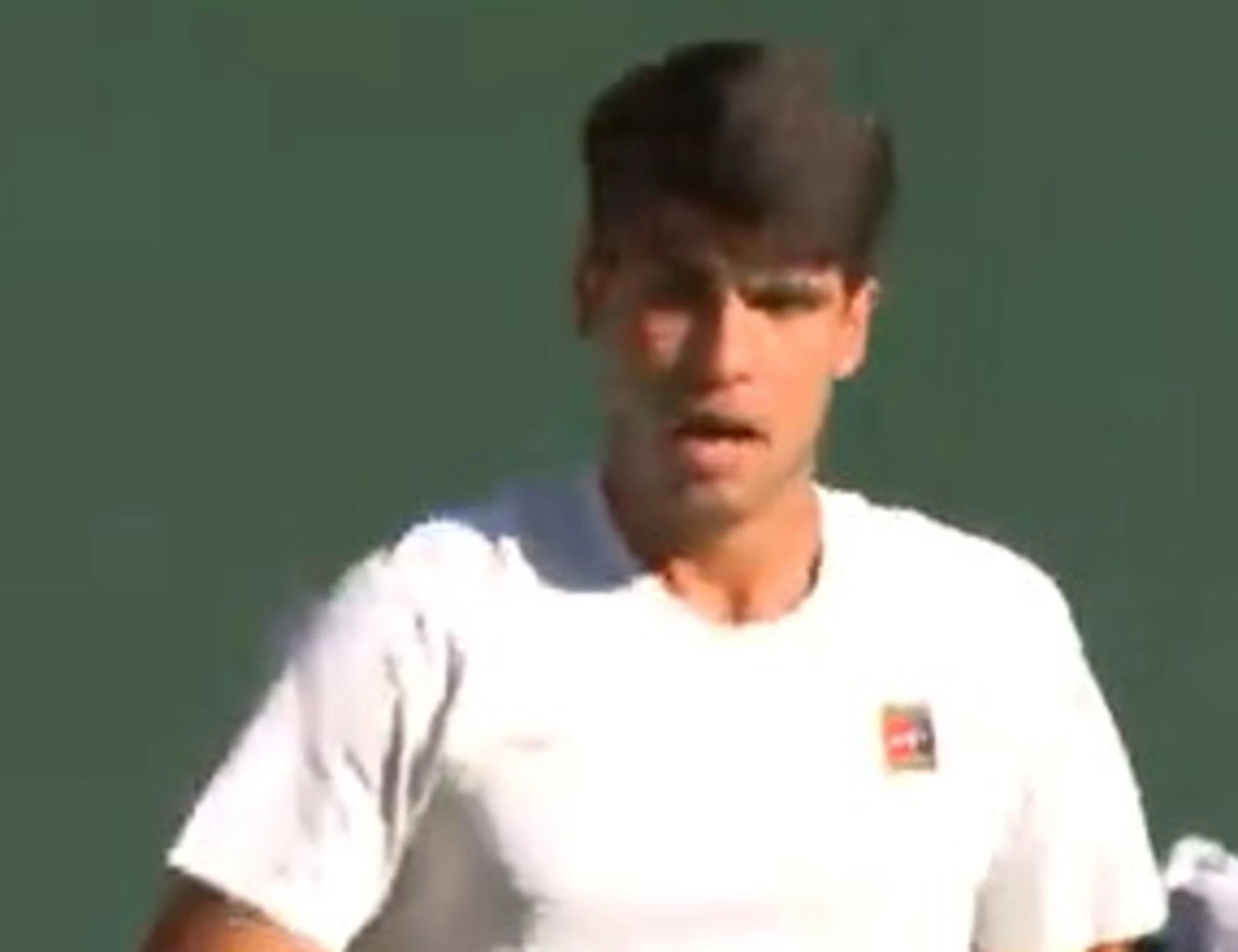 Alcaraz, crollo nervoso per colpa di Fognini Video