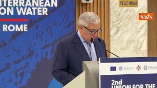 Tajani: L'acqua può essere un fattore di cooperazione e stabilità nel Mediterraneo