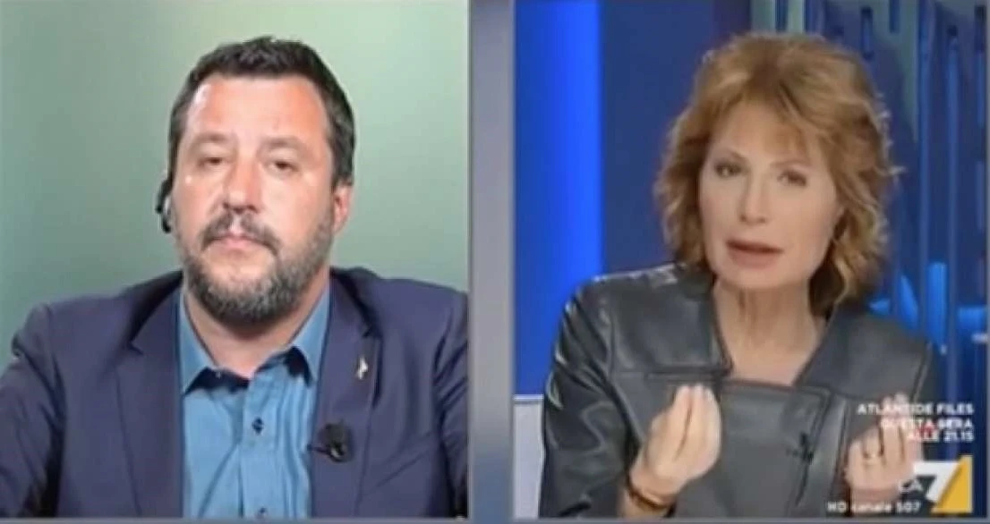 Otto e Mezzo, Dagospia su Lilli Gruber a Matteo Salvini: "Coppia sadomaso inseparabile"