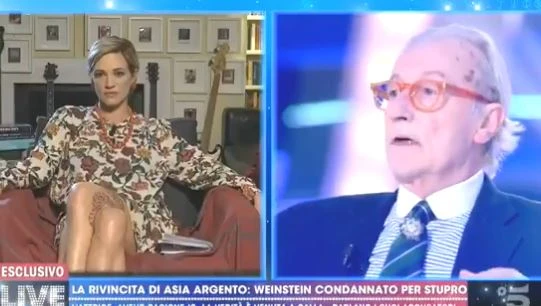 Vittorio Feltri: "Barbara D'Urso mi ha teso un agguato per santificare Asia Argento. Scemo io"