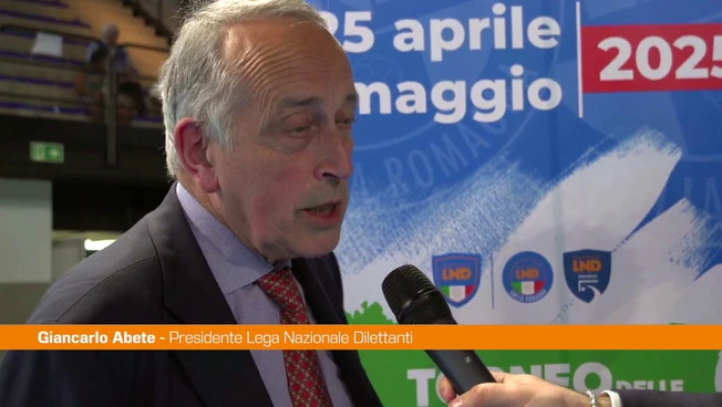 Torneo delle Regioni di calcio a 5, Abete "Per valorizzare i giovani"