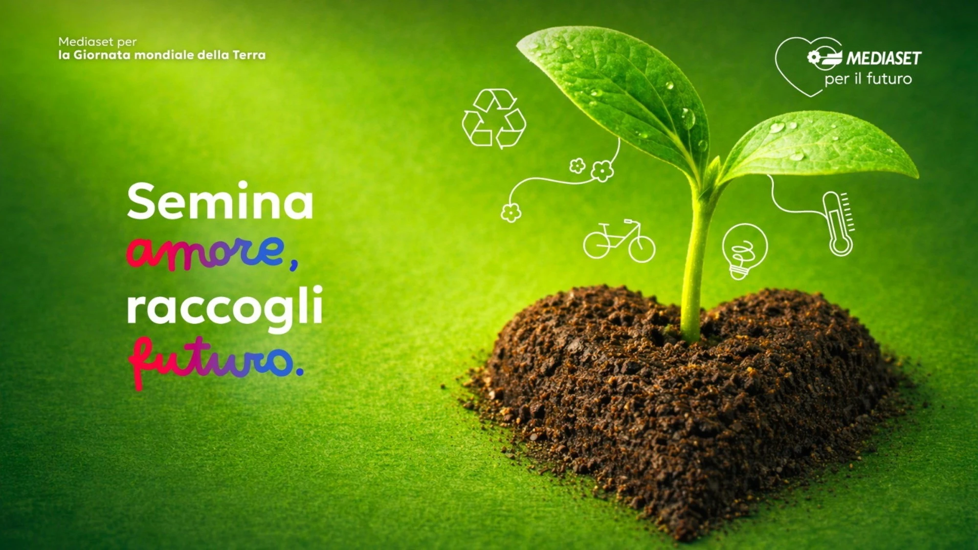 MEDIASET PER IL FUTURO: GIORNATA MONDIALE DELLA TERRA  LA TORRE MEDIASET SI TINGE DI VERDE