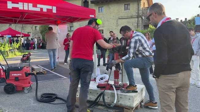Hilti in Franciacorta: tour Power Up dedicato ad Applicazioni Pesanti