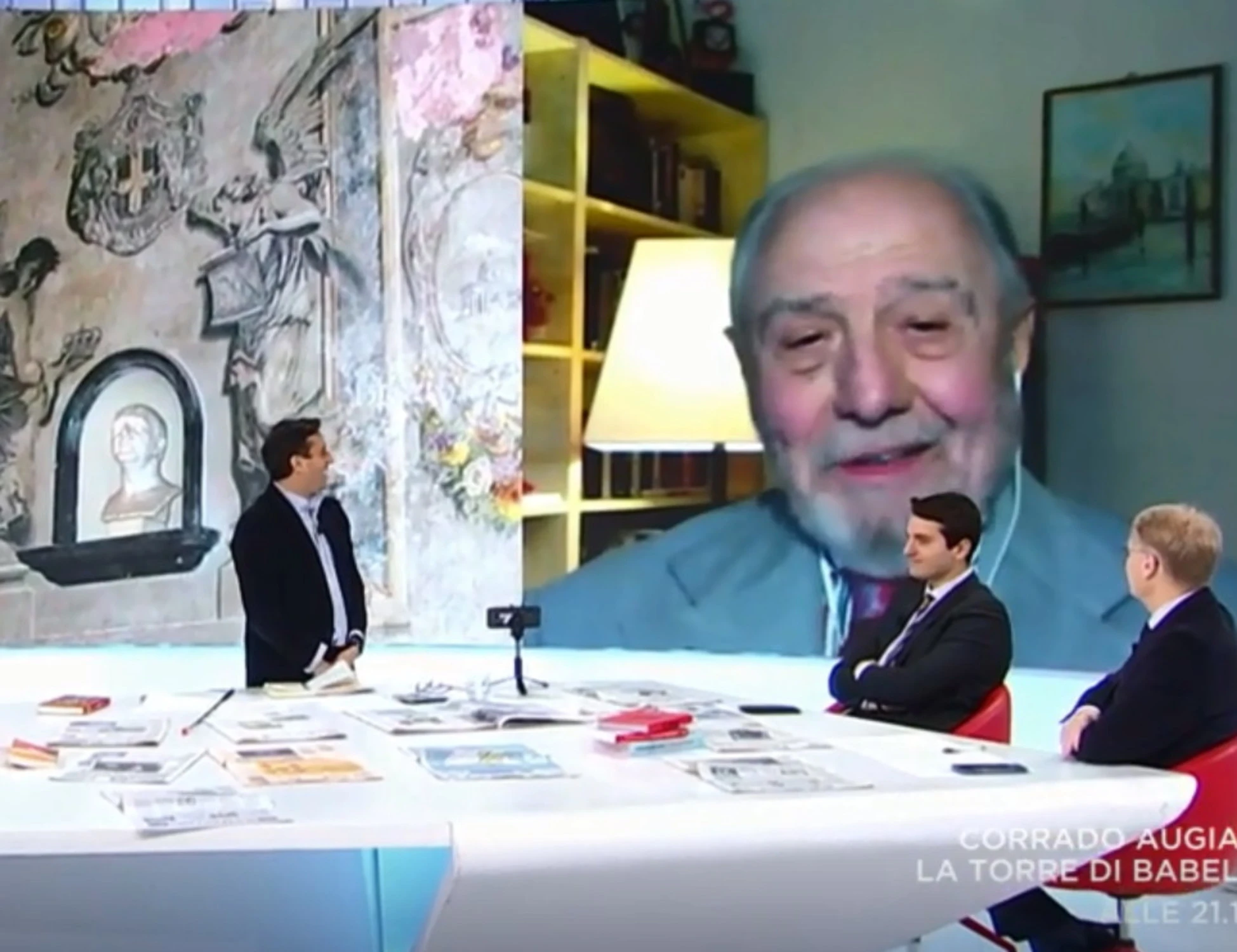 L'aria che tira, Caprarica smonta i compagni: "Angelo Meloni? Polemica di burro"