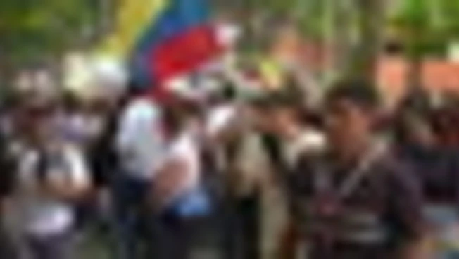 Venezuela, corteo all'ambasciata Usa per chiedere elezioni libere