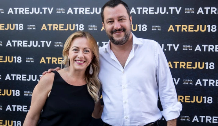 Matteo Salvini e Giorgia Meloni, il sondaggio che mette in crisi il governo: insieme sono al 46%
