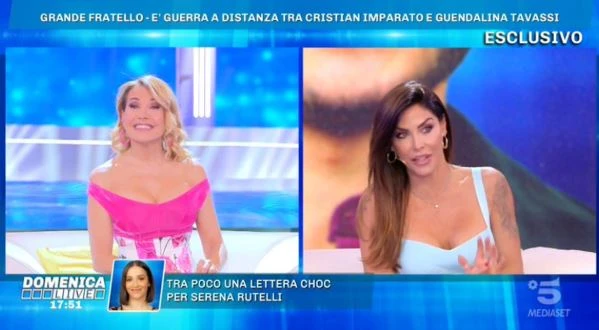 Domenica Live, colpo di scena da Barbara D&apos;Urso: Guendalina Tavassi torna al Grande Fratello. E Imparato...