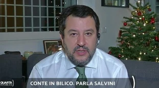 Quarta Repubblica, Matteo Salvini contro Conte: "Squallido, di cosa parlano a Palazzo Chigi"