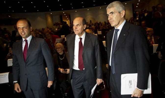 Alfano, Bersani e Casini