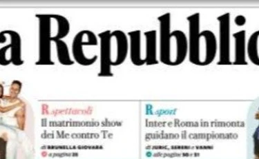 Repubblica ossessionata dal fascismo: la prima pagina che lascia senza parole