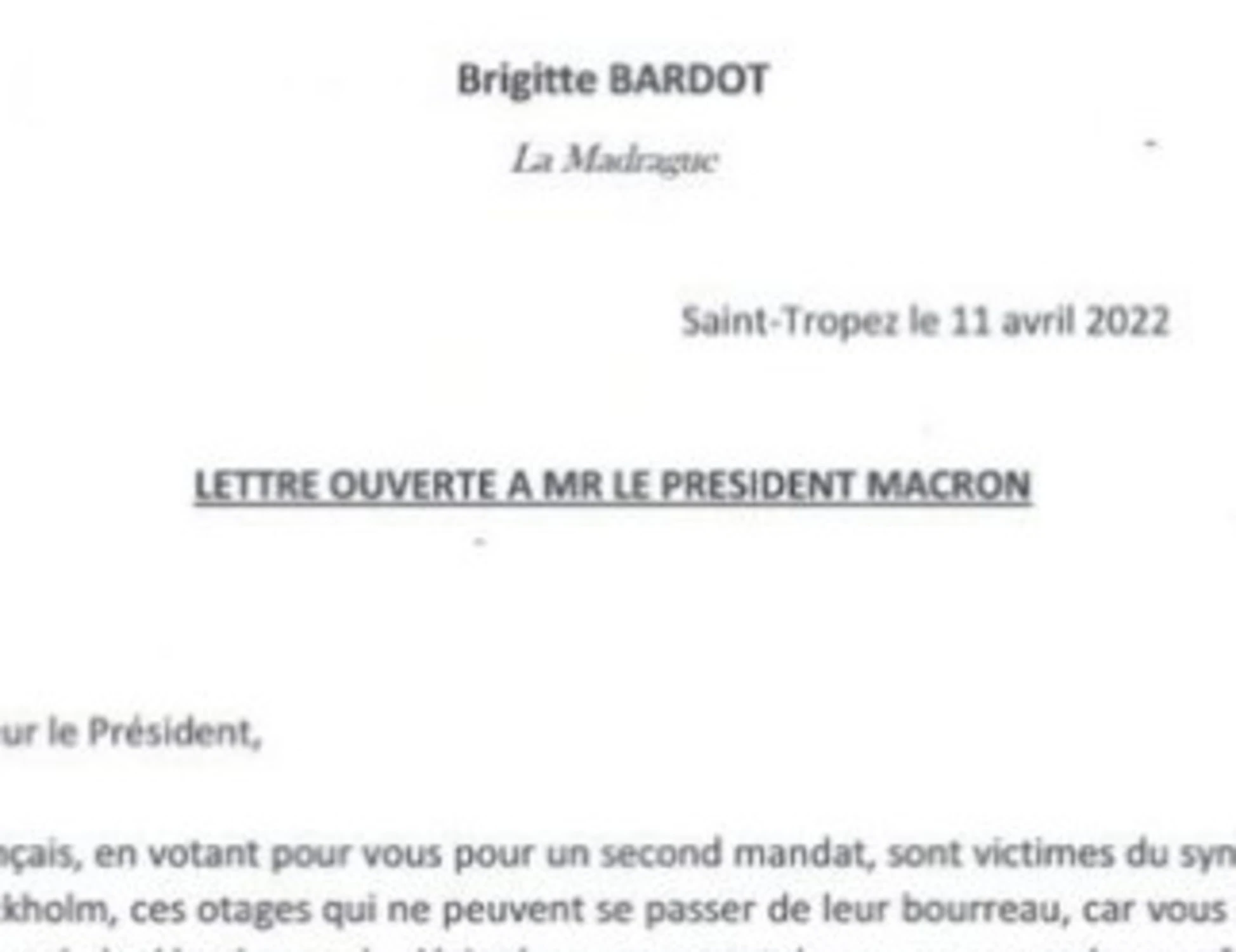 Brigitte Bardot, tutto l'odio per Macron: la sua lettera, una raffica di insulti